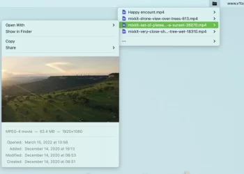 Folder Peek Quickly access folders in the Mac menu bar