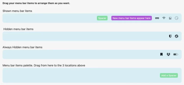 How to dynamically display hidden battery icons with Bartender