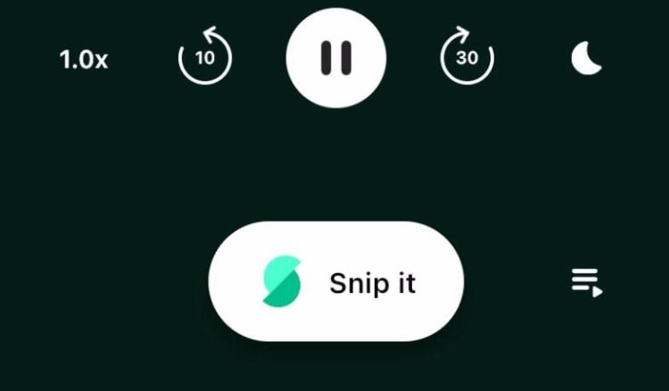 Snipd artificial intelligence combined with one-click editing makes podcasts your learning tool